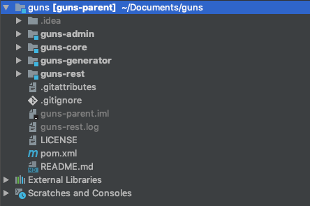 guns项目结构