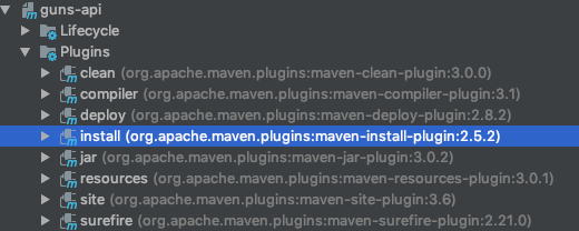 maven install